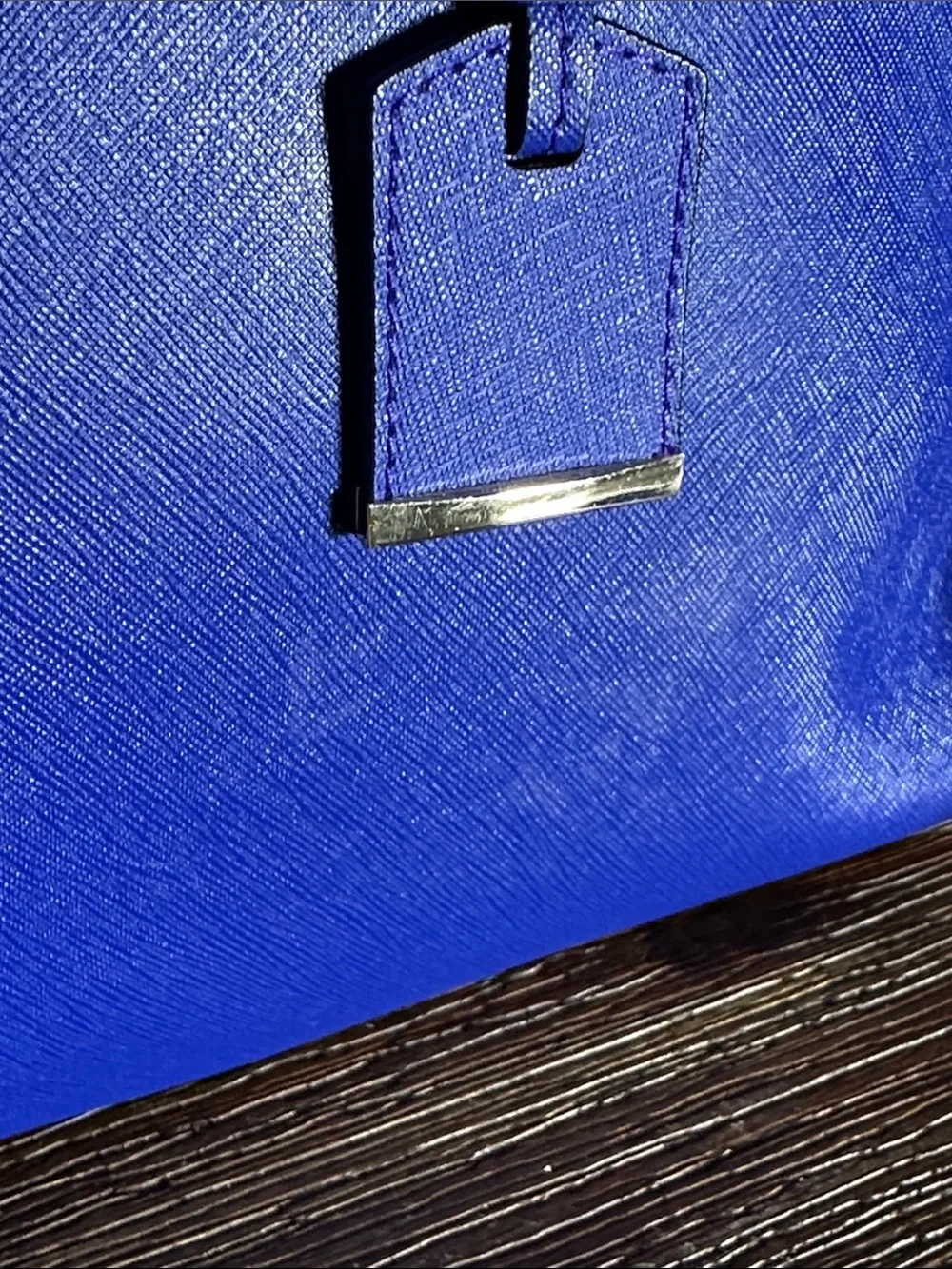 kate spade Cameron Street Margot Cobalt Blue Leather Satchel with strap!